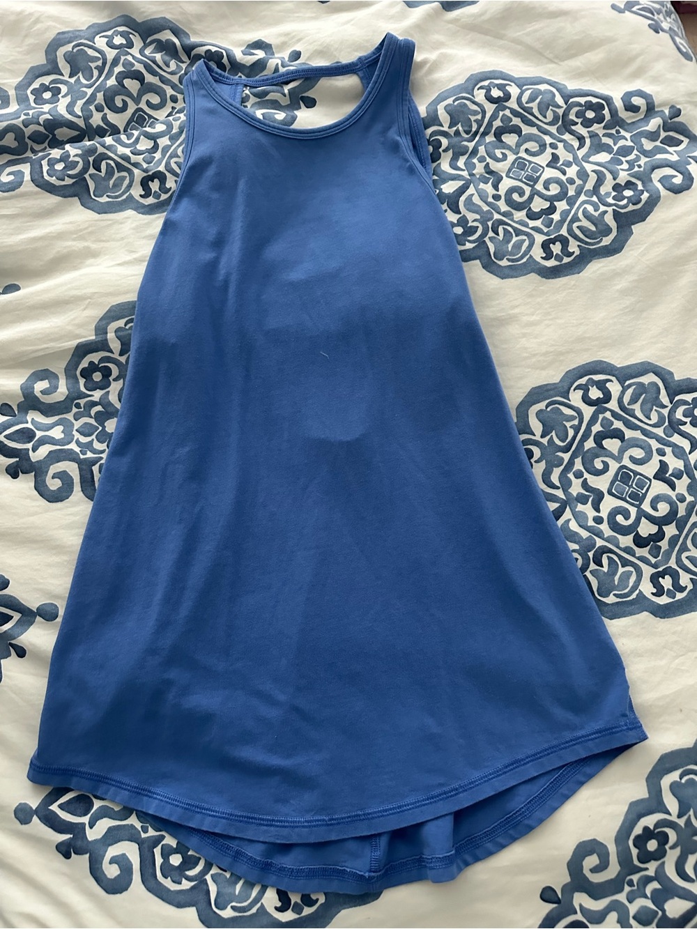 Nancy Rose Performance Royal Blue Racerback Tank